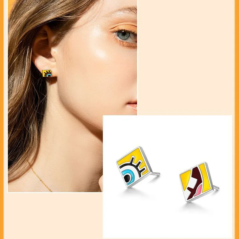 Kawaii Spongebob Squarepants Stud Earrings Cute Beauty Fairy Sterling Silver Earrings Exquisite High-End Earrings Girls Gift
Kawaii Spongebob Squarepants Stud Earrings Cute Beauty Fairy Sterling Silver Earrings Exquisite High-End Earrings Girls Gift