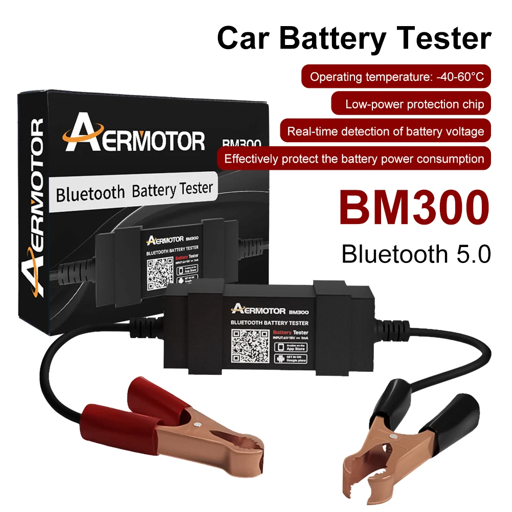 Беспроводной анализатор аккумулятора BM300, Bluetooth 4,0, 12 В, для Android и iOS
Беспроводной анализатор аккумулятора BM300, Bluetooth 4,0, 12 В, для Android и iOS
