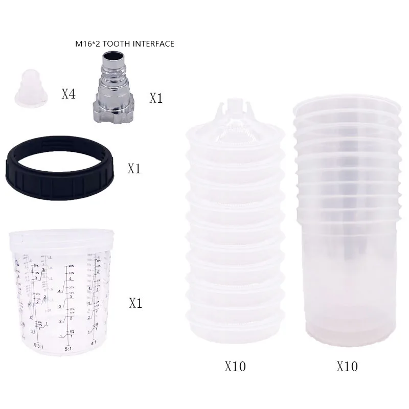 Одноразовые чашки для краскопульта SUTU 10 шт.
Одноразовые чашки для краскопульта SUTU 10 шт.