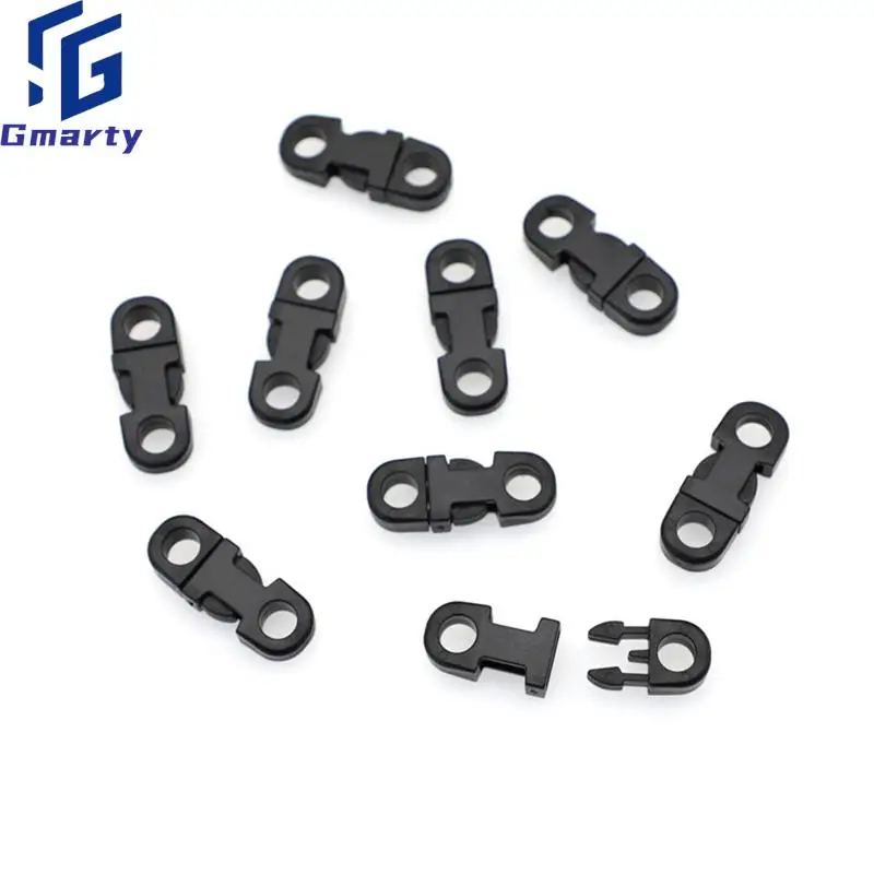 12pcs 5mm Plastic Black 2 Hole Safety Clasp Straight Side Release Buckle For Necklace Paracord Bracelet Elastic Rope Accessories
12pcs 5mm Plastic Black 2 Hole Safety Clasp Straight Side Release Buckle For Necklace Paracord Bracelet Elastic Rope Accessories