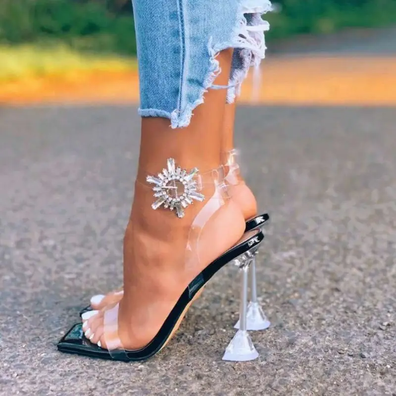 New Square Toe Summer Women Sandals Fashion Transparent Spike Heels Thin High Heel Zapatos Mujer
New Square Toe Summer Women Sandals Fashion Transparent Spike Heels Thin High Heel Zapatos Mujer