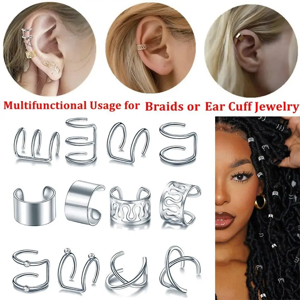 Silver Color Hair Jewelry Alloy Dreadlock Accessories Alloy Braid Clips Braid Jewelry Tools Braid Accessories
Silver Color Hair Jewelry Alloy Dreadlock Accessories Alloy Braid Clips Braid Jewelry Tools Braid Accessories