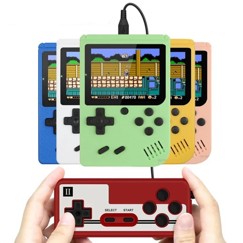 500 IN 1 Mini Retro Portable Handheld Console Game Player 8-Bit 3.0 Inch Color TV Two Kids Color Game Player Built-in 500 games
500 IN 1 Mini Retro Portable Handheld Console Game Player 8-Bit 3.0 Inch Color TV Two Kids Color Game Player Built-in 500 games