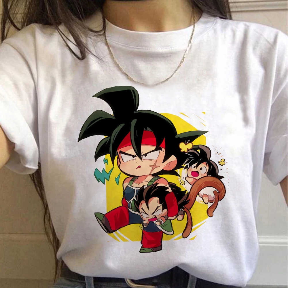 Son футболка Goku Dragon Ball Super Saiyan женские мультфильмы Harajuku Kawaii Аниме Манга Футболка