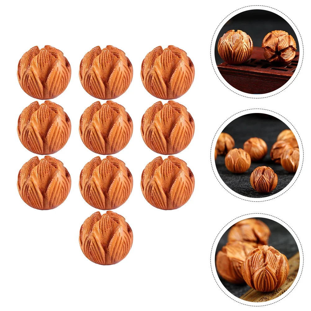 20 Pcs Carved Lotus Beads DIY Loose Craft Charms Necklace Jewelry Accessories Natural Spacer Wooden Bracelet Making Exquisite
20 Pcs Carved Lotus Beads DIY Loose Craft Charms Necklace Jewelry Accessories Natural Spacer Wooden Bracelet Making Exquisite