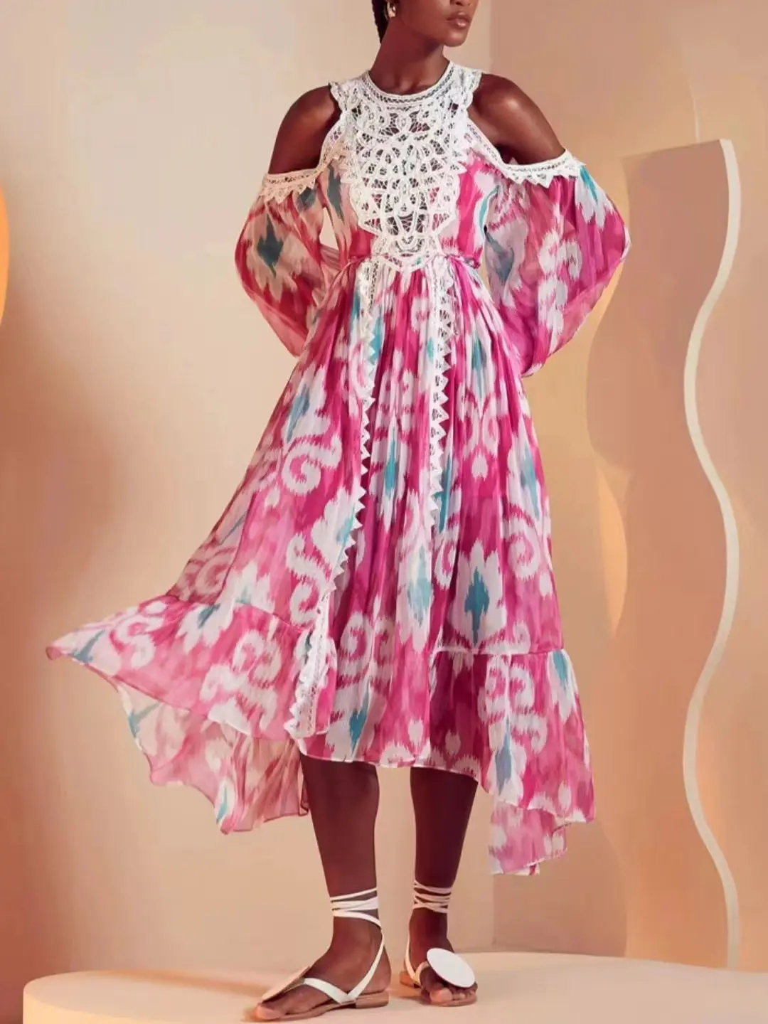 YouYu Vintage Print Colorblock Dress For Women Round Neck Long Sleeve Off Shoulder High Waist Midi Dress Female Spring Clothing
YouYu Vintage Print Colorblock Dress For Women Round Neck Long Sleeve Off Shoulder High Waist Midi Dress Female Spring Clothing