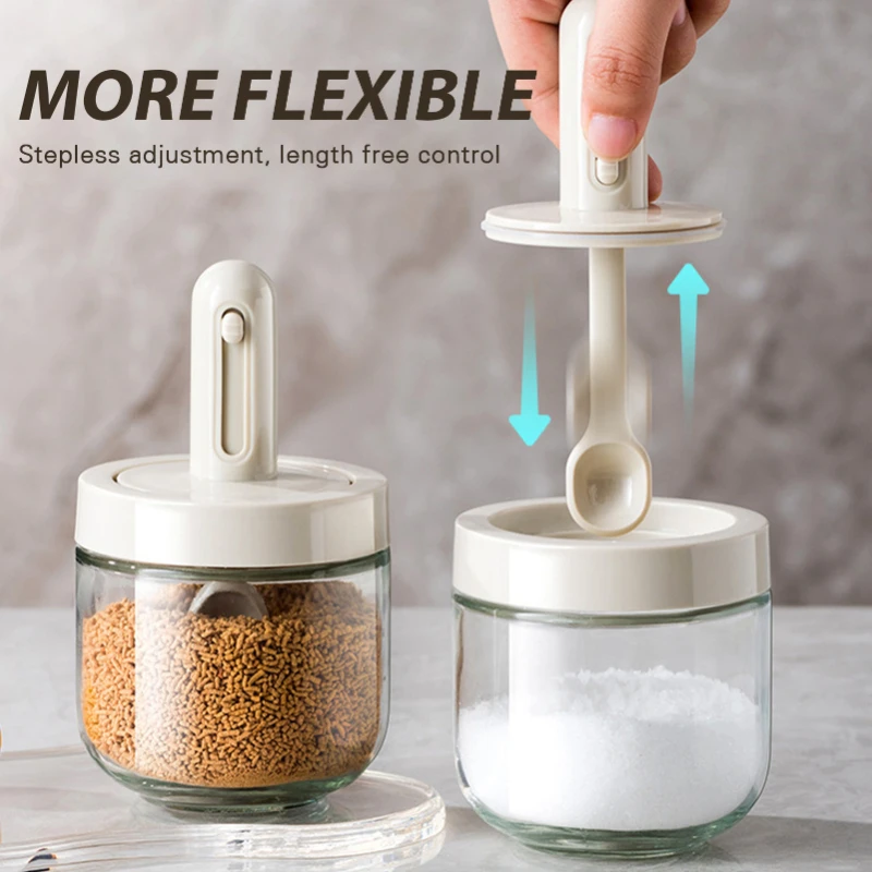 Spice Jars Telescopic Seasoning Organizer Salt and Pepper Seasoning Box Leak-proof Glass Bottle for Kitchen Gadget Spice Tools
Spice Jars Telescopic Seasoning Organizer Salt and Pepper Seasoning Box Leak-proof Glass Bottle for Kitchen Gadget Spice Tools