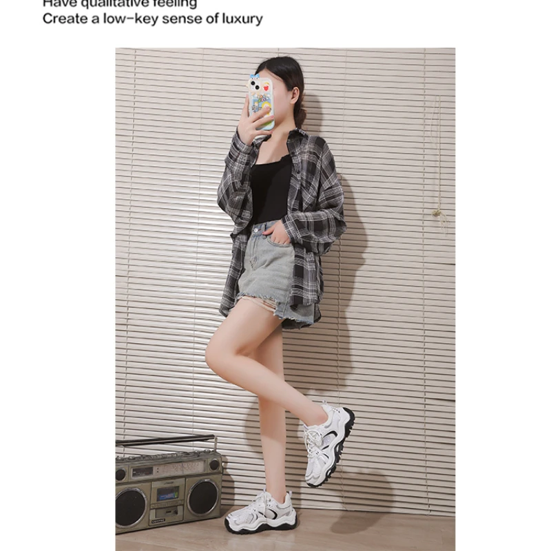 2023 Summer New Thick Sole Dad Shoes Women's Lightweight Sports Shoes Breathable Casual Shoes Ins Trend
2023 Summer New Thick Sole Dad Shoes Women's Lightweight Sports Shoes Breathable Casual Shoes Ins Trend