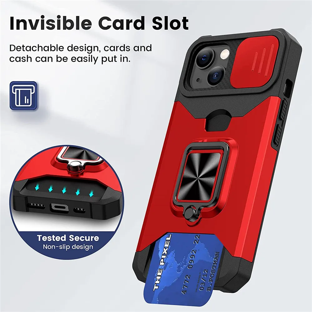 For iPhone 14 Max 14 Pro Stand Holder Coque Capa For iPhone 14 Pro Max Case iPhone 14 Pro Cover Armor Shockproof Card Slot Cover
For iPhone 14 Max 14 Pro Stand Holder Coque Capa For iPhone 14 Pro Max Case iPhone 14 Pro Cover Armor Shockproof Card Slot Cover