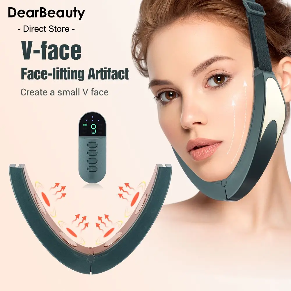 

Устройство для лифтинга лица, устройство для фотонной терапии, вибромассажер для похудения лица, V-образный пояс для подтяжки щек с двойным ...