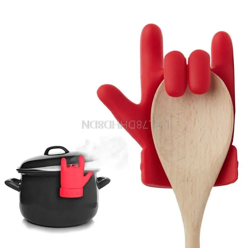 Kitchen Silicone Pot Clip Lid Lifting Gadget Spoon Holder Steam Releaser Spill-Proof Lid Lifter Creative Utensils Palm Shape
Kitchen Silicone Pot Clip Lid Lifting Gadget Spoon Holder Steam Releaser Spill-Proof Lid Lifter Creative Utensils Palm Shape