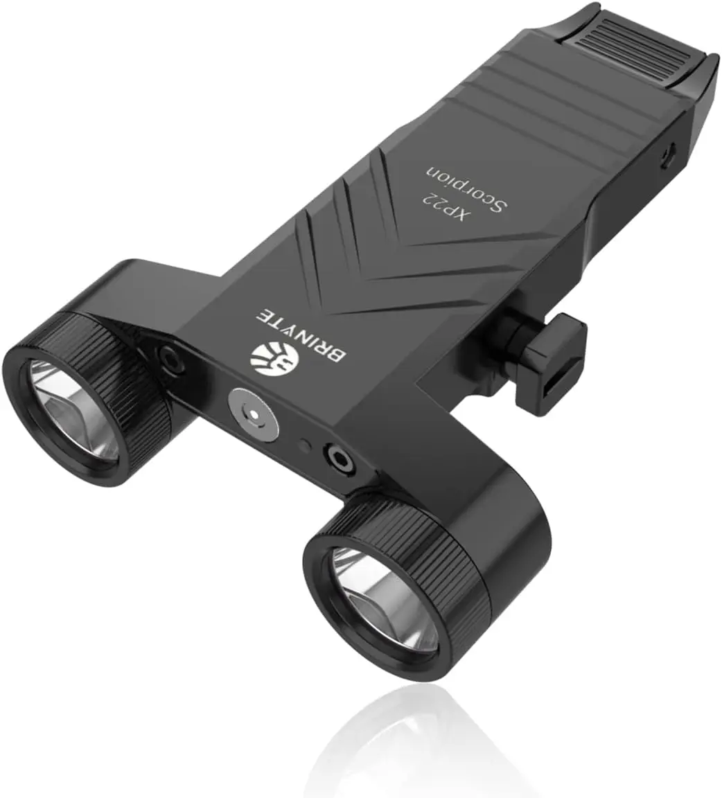XP22 LED Flashlight 400-Lumen Low-Profile Compact Rail-Mounted Weaponlight with Picatinny Rail Locating Keys, USB Rechargeable T
XP22 LED Flashlight 400-Lumen Low-Profile Compact Rail-Mounted Weaponlight with Picatinny Rail Locating Keys, USB Rechargeable T