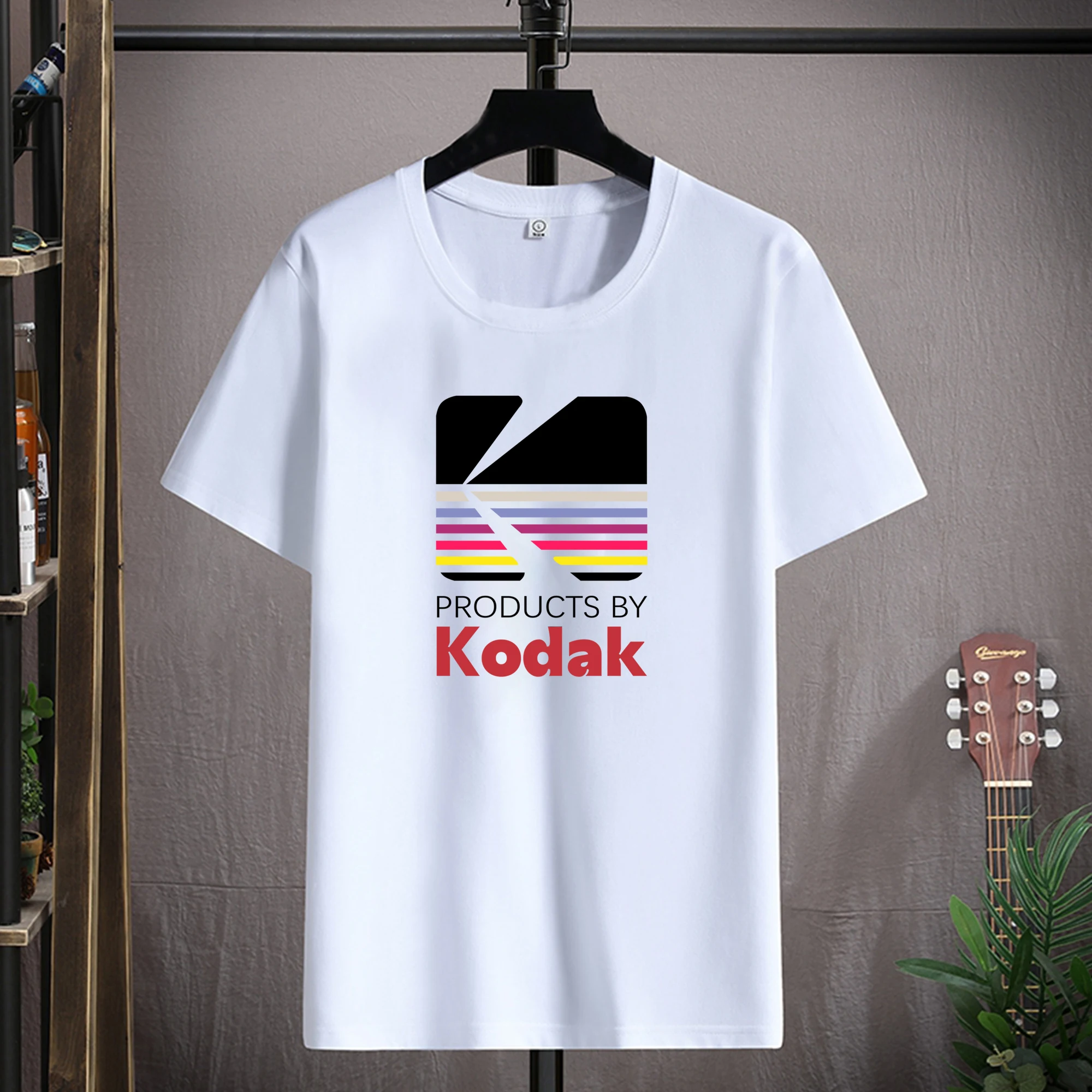 

Футболка мужская оверсайз с принтом алфавита, модная рубашка из чистого хлопка в стиле ретро, с короткими рукавами, Y2k, лето 2023
