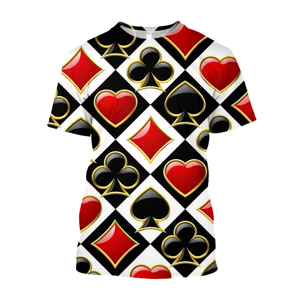 New Summer Men'S And Women'S Fashion Fun Poker Graphics 3d Printed T-Shirt Casual Trend O Collar Short Sleeve Plus Size Top
New Summer Men'S And Women'S Fashion Fun Poker Graphics 3d Printed T-Shirt Casual Trend O Collar Short Sleeve Plus Size Top