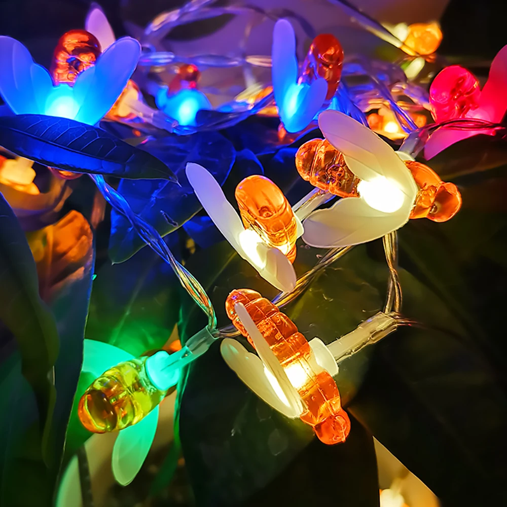 3M String Lights LED Snowflake Hair Ball Bee Light Garland Christmas Indoor and Outdoor Party Wedding Festive Decoration Lights
3M String Lights LED Snowflake Hair Ball Bee Light Garland Christmas Indoor and Outdoor Party Wedding Festive Decoration Lights