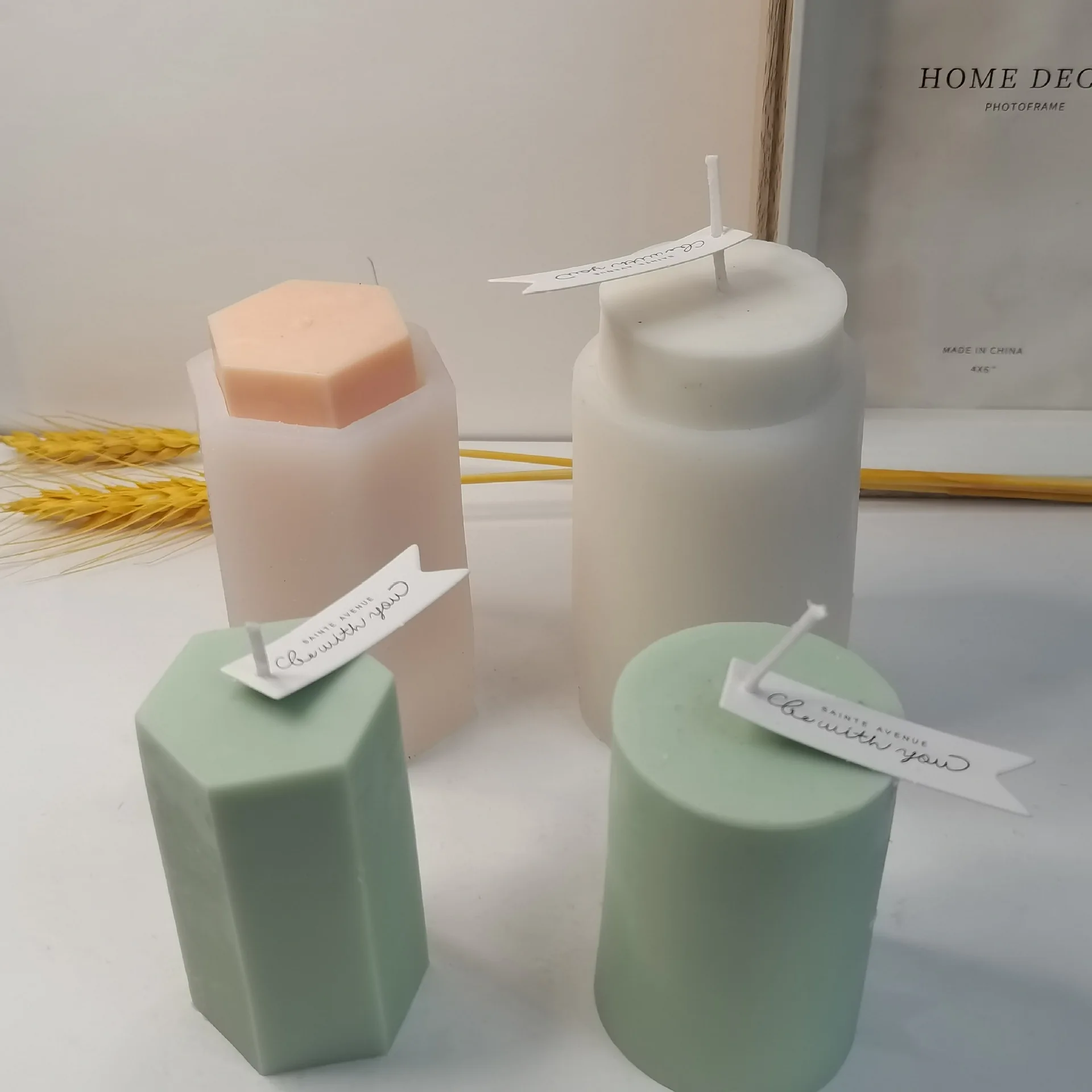 hexagon scented candle moulds 3D handmade DIY baking cake moulds aroma soap silicone molds epoxy resin molds
hexagon scented candle moulds 3D handmade DIY baking cake moulds aroma soap silicone molds epoxy resin molds