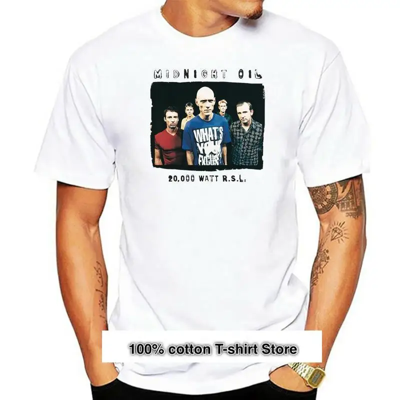 Midnight Oil-Camiseta de манга для мужчин, 20000 ватиos, RSL, talla grande: S-3XL, nueva moda para hombre
Midnight Oil-Camiseta de манга для мужчин, 20000 ватиos, RSL, talla grande: S-3XL, nueva moda para hombre