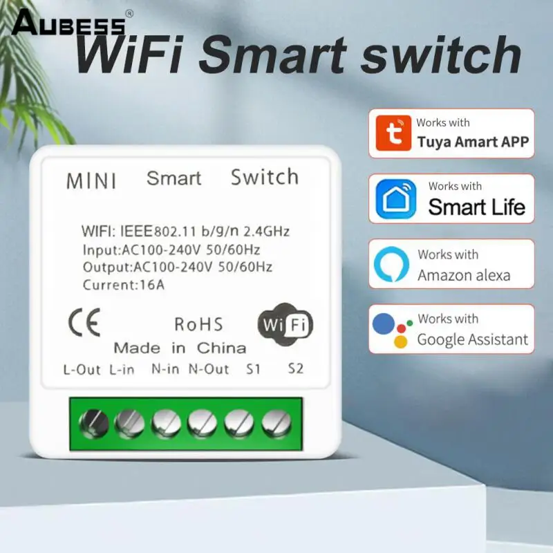 16A Tuya Mini Smart Wifi DIY Switch Smart Light Switch Module Yandex Alice Smart Home Works With Alexa Google Home Yandex Alice
16A Tuya Mini Smart Wifi DIY Switch Smart Light Switch Module Yandex Alice Smart Home Works With Alexa Google Home Yandex Alice
