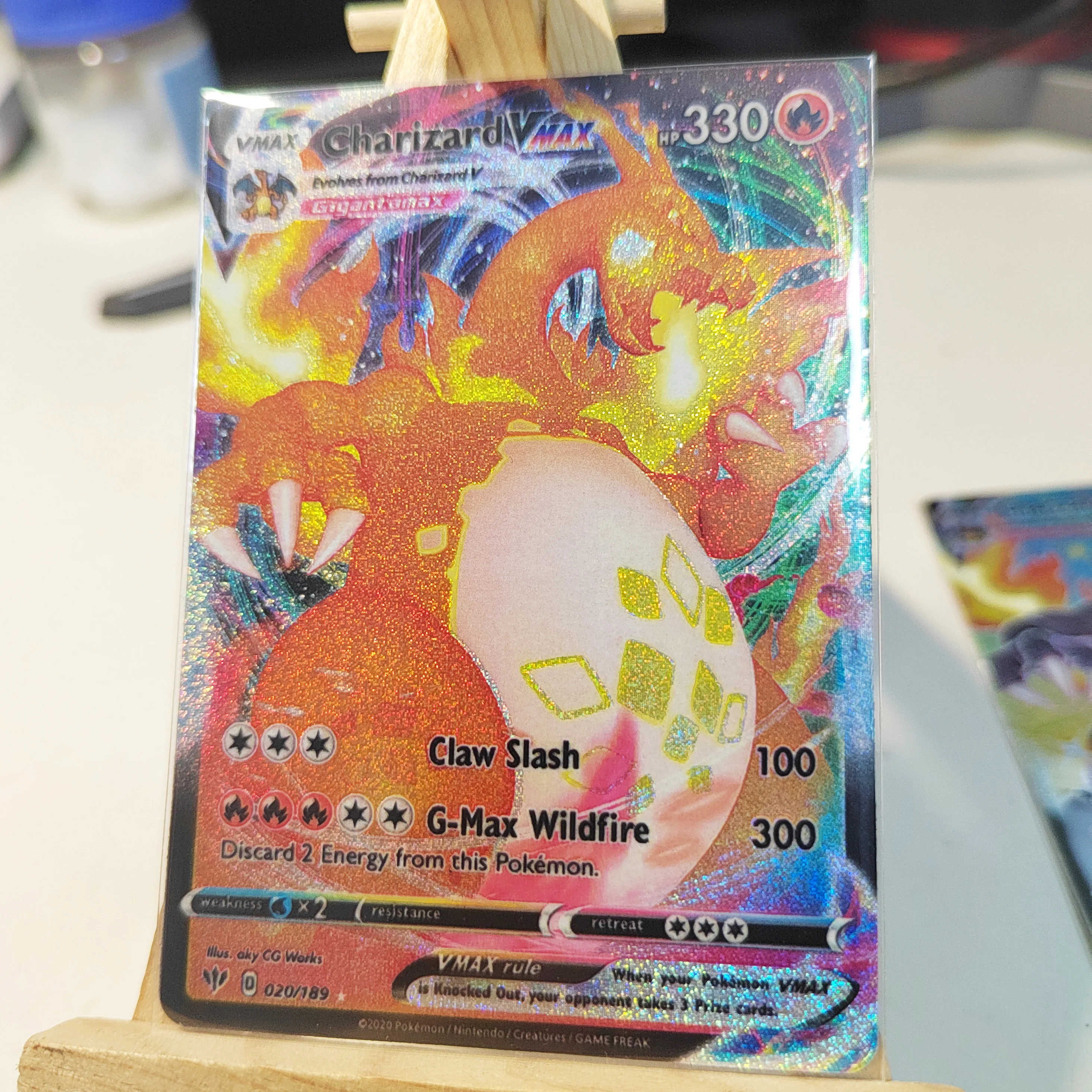 Покемон флэш-карты на английском языке Charizard VMAX · Dark Ablaze (DAA) #020 ssr hr Покемон-карты игра коллекция
Покемон флэш-карты на английском языке Charizard VMAX · Dark Ablaze (DAA) #020 ssr hr Покемон-карты игра коллекция