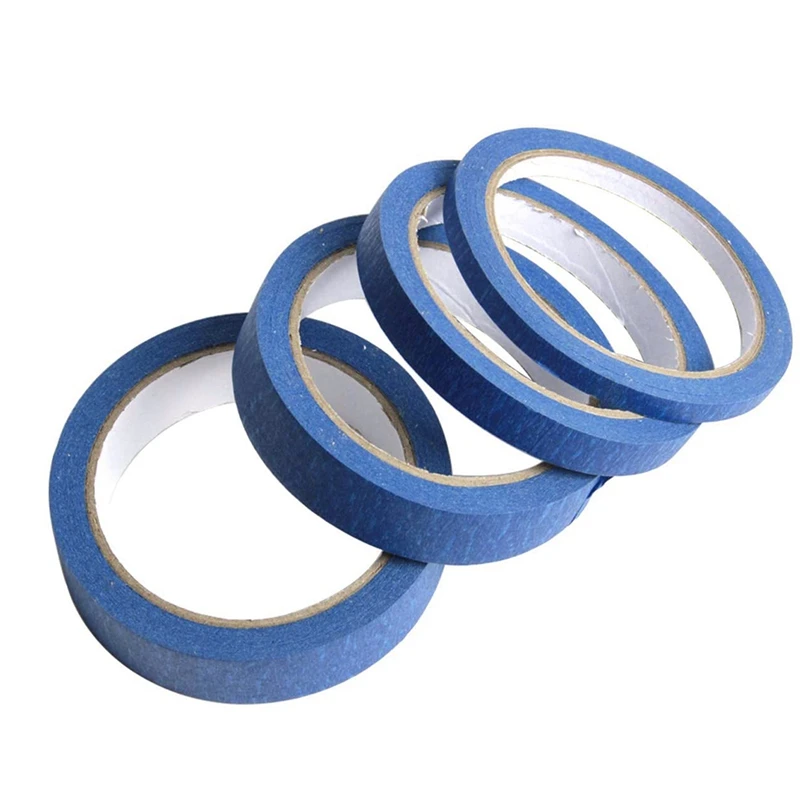 4Pcs Blue Painter Tape Paper Adhesive House Painting Peeling Peel Tape Easy To Tear Masking Tape Multi Size
4Pcs Blue Painter Tape Paper Adhesive House Painting Peeling Peel Tape Easy To Tear Masking Tape Multi Size