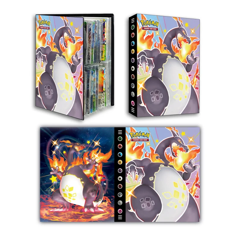240Pcs Toy cards Collectors Pokemon binder Album Toy Holder Pokemones Cards Album Book Top Loaded List Toys Gift for Children
240Pcs Toy cards Collectors Pokemon binder Album Toy Holder Pokemones Cards Album Book Top Loaded List Toys Gift for Children