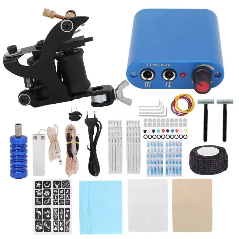 Complete Tattoo Kit Tattoo Machine Kit Tattoo Grip Professional for Tattooist for Tattoo
Complete Tattoo Kit Tattoo Machine Kit Tattoo Grip Professional for Tattooist for Tattoo