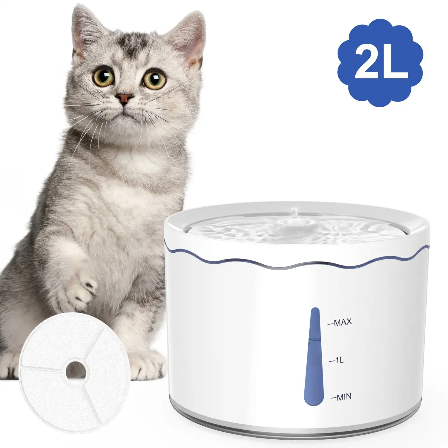 Free Shipping Cat Water Fountain 2L Automatic Pet Water Fountain Cat Dog Water Dispenser with Auto Power Off Smart LED Light Ul
Free Shipping Cat Water Fountain 2L Automatic Pet Water Fountain Cat Dog Water Dispenser with Auto Power Off Smart LED Light Ul