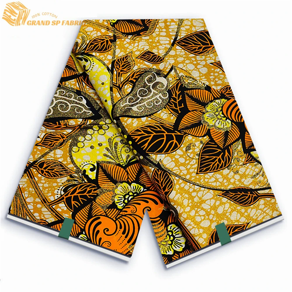 Grand Glitter Glam African Gold Wax Fabric 100% Cotton High Quality Wax Print Ankara Fabric For Sewing 6yards Women Fabric VL-50
Grand Glitter Glam African Gold Wax Fabric 100% Cotton High Quality Wax Print Ankara Fabric For Sewing 6yards Women Fabric VL-50
