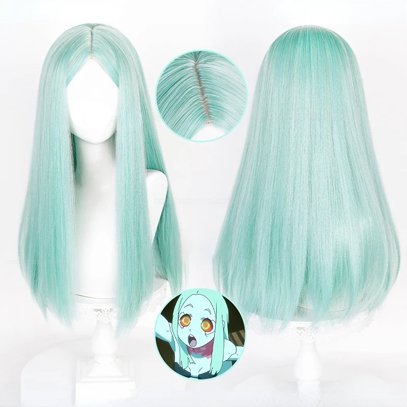 Rebecca Cosplay Wigs Cyberpunk Edgerunners 65cm Long Cyan Straight Heat Resistant Hair Party Anime Role Play Wig + Wig Cap
Rebecca Cosplay Wigs Cyberpunk Edgerunners 65cm Long Cyan Straight Heat Resistant Hair Party Anime Role Play Wig + Wig Cap