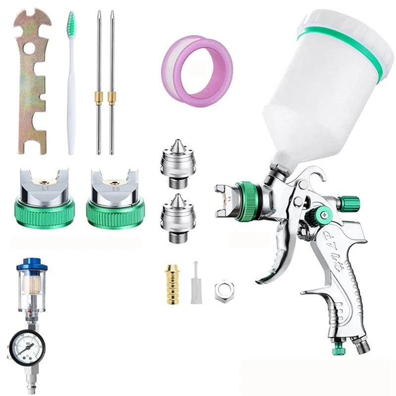 1Set Portable PVC Plastic + Aluminum Alloy Professional Spray Tools Steel Nozzle Gravity Spray Tools Car Paint Spray Tools
1Set Portable PVC Plastic + Aluminum Alloy Professional Spray Tools Steel Nozzle Gravity Spray Tools Car Paint Spray Tools