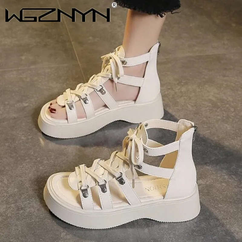 2022 New Summer Black Fashion Street Women Zipper Sandals Roman Style Sandals Women Open Toe Womens Chunky Shoes Lace Up Sandals
2022 New Summer Black Fashion Street Women Zipper Sandals Roman Style Sandals Women Open Toe Womens Chunky Shoes Lace Up Sandals