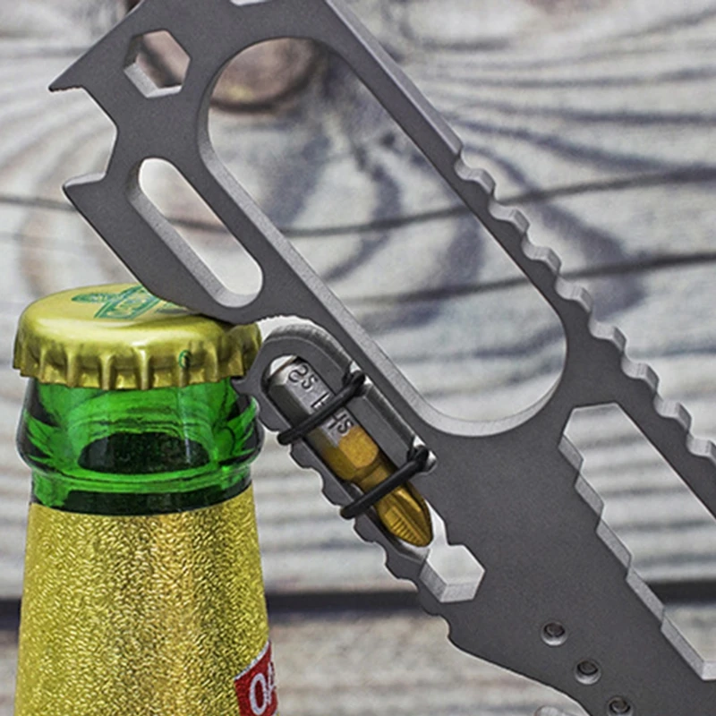 Outdoor Bottle Opener Screwdriver Survival Tool Titanium Alloy Portable 11 in 1 Bottle Opener Screwdriver Wrench M4YD
Outdoor Bottle Opener Screwdriver Survival Tool Titanium Alloy Portable 11 in 1 Bottle Opener Screwdriver Wrench M4YD