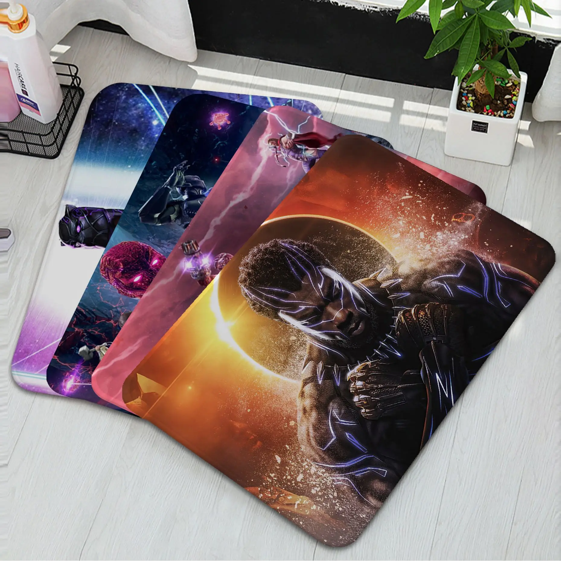 Disney Marvel Black Panther Floor Mat Nordic Style Bedroom Living Room Doormat Home Balcony Anti-Slip Toilet Rug
Disney Marvel Black Panther Floor Mat Nordic Style Bedroom Living Room Doormat Home Balcony Anti-Slip Toilet Rug