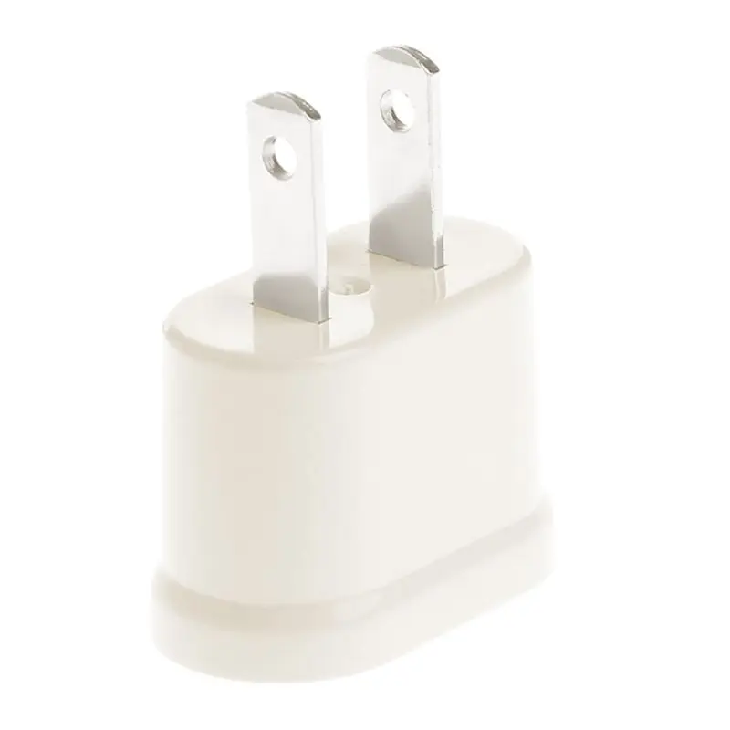 

EU (Europe) to US (USA) Travel Power Plug Adapter for USA Converter White Charge Dropship