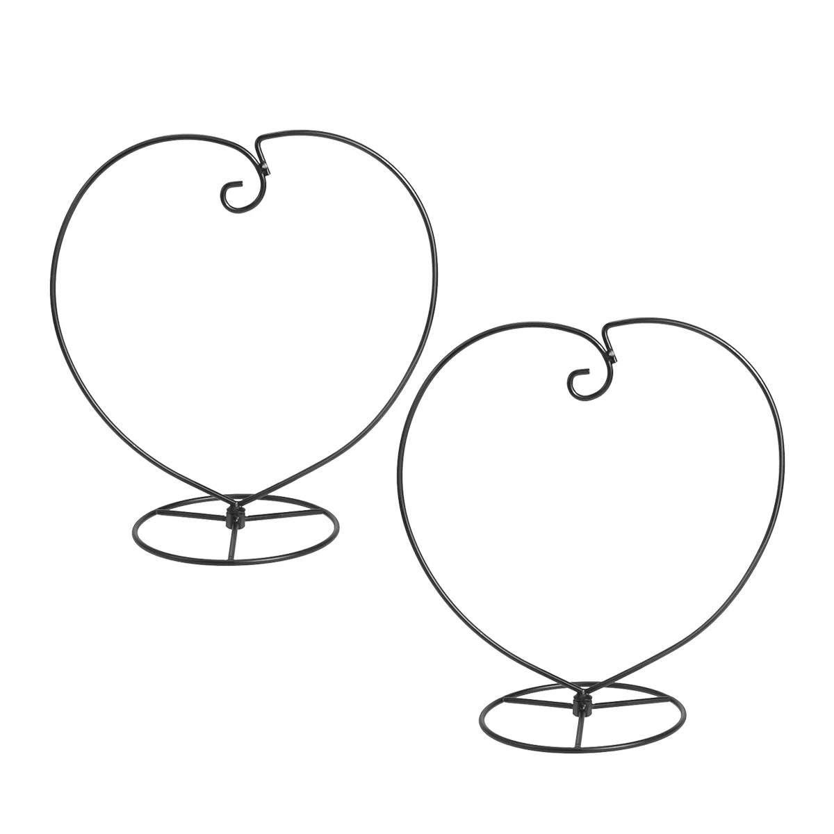 2PCS Black Simple Modern Heart Shape Hanging Globe Stand Display Stand for Decoration Air Home
2PCS Black Simple Modern Heart Shape Hanging Globe Stand Display Stand for Decoration Air Home