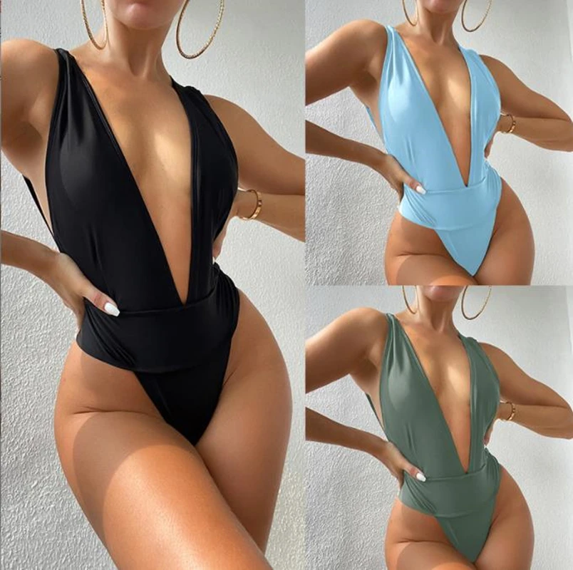 2023 Deep V Sexy Swimwear Women Skinny One Piece Swimsuit Maio Biquini Monokini Mujer Trikini Badpak Dames Bikini Maillot Femme
2023 Deep V Sexy Swimwear Women Skinny One Piece Swimsuit Maio Biquini Monokini Mujer Trikini Badpak Dames Bikini Maillot Femme