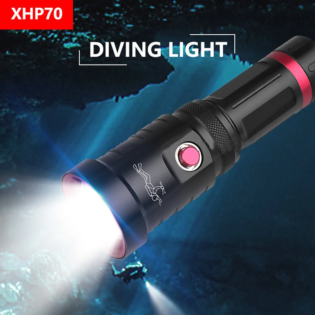 Flashlight Snorkeling Rechargeable Powerful Underwater Profession Outdoor Torch Strong Portable Hunting 18650Battery
Flashlight Snorkeling Rechargeable Powerful Underwater Profession Outdoor Torch Strong Portable Hunting 18650Battery