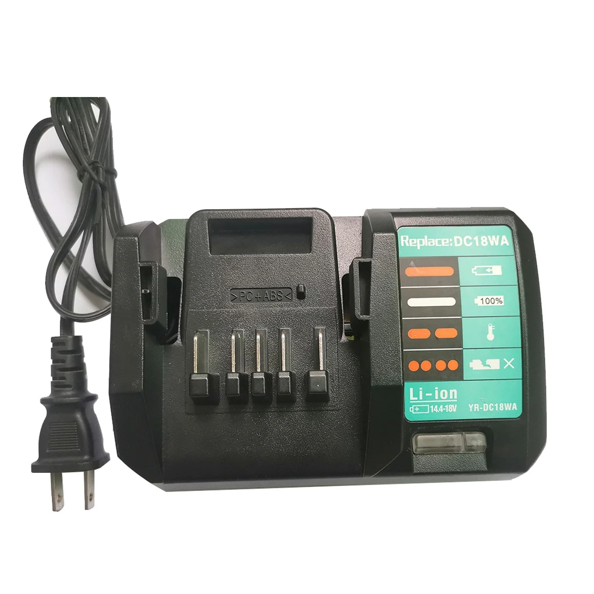 14.4V-18V Charger DC18WA for Maktec DC18SG DC1851 BL1813G BL1415G BL1815G BL1413G UH522D UM167D UR180D -US Plug
14.4V-18V Charger DC18WA for Maktec DC18SG DC1851 BL1813G BL1415G BL1815G BL1413G UH522D UM167D UR180D -US Plug