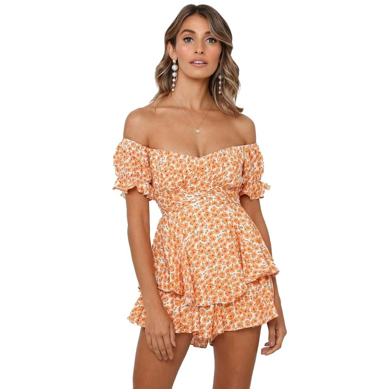 Off-shoulder Ruffles Tube Top Sexy 2021 Print Tie Dye Jumpsuits Women Summer Orange One-piece Shorts Casual Gentle Playsuits New
Off-shoulder Ruffles Tube Top Sexy 2021 Print Tie Dye Jumpsuits Women Summer Orange One-piece Shorts Casual Gentle Playsuits New