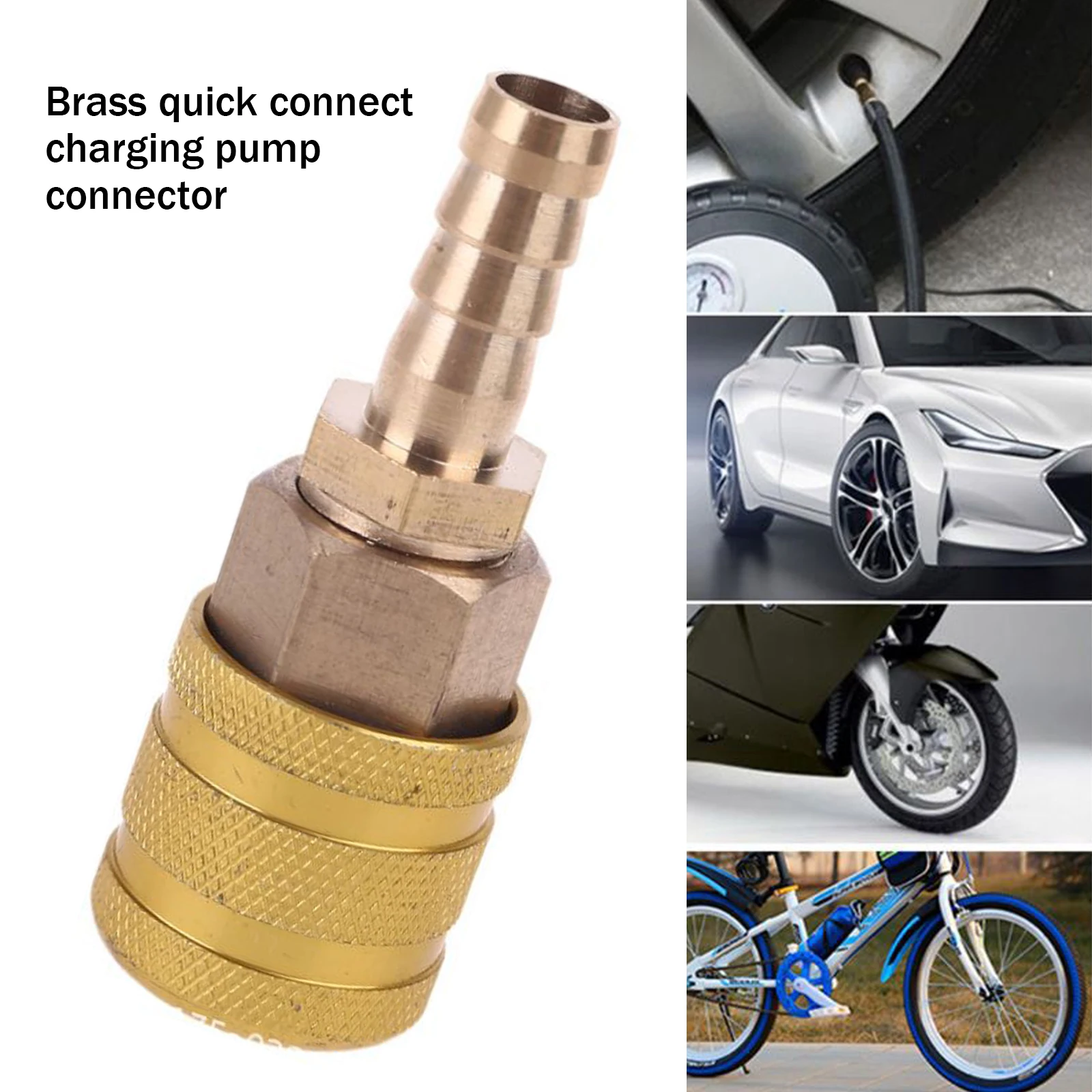 Hardware Coupler and Plug 8mm Solid Brass Quick Connect Air Fittings 1/4" NPT Thickened Copper Inflatable joint
Hardware Coupler and Plug 8mm Solid Brass Quick Connect Air Fittings 1/4" NPT Thickened Copper Inflatable joint