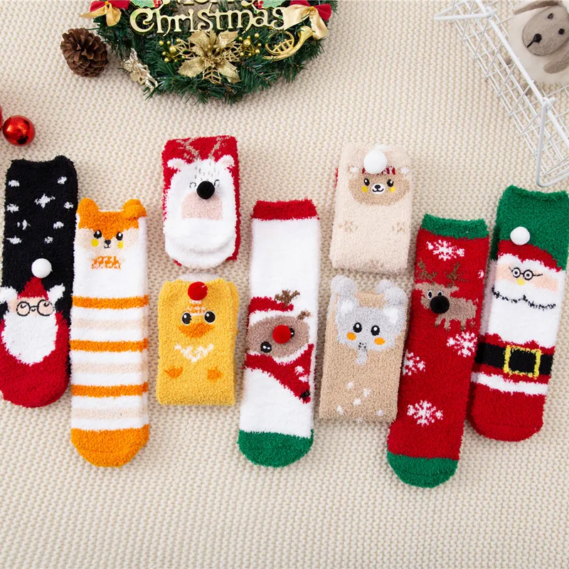 New Arrivals Christmas Gift Kawaii Lovely Socks Women Sock Winter Warm Colorful Soft Cotton Cute Santa Claus Deer Socks For Girl
New Arrivals Christmas Gift Kawaii Lovely Socks Women Sock Winter Warm Colorful Soft Cotton Cute Santa Claus Deer Socks For Girl