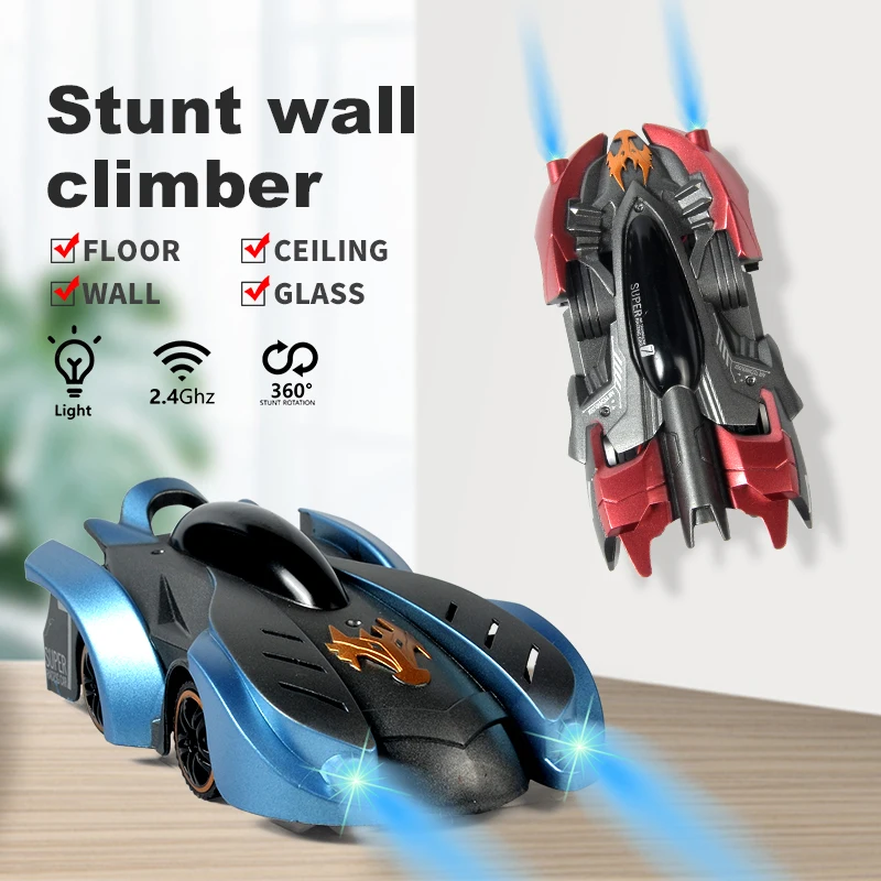 

2.4G Anti Gravity Wall Climbing RC Car Electric 360 Rotating Stunt Antigravity Machine Auto Toy Cars with Watch Remote Control