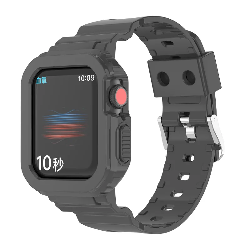New Strap for Apple Watch Sport Silicone Applewatch4567 Generation TPU Integrated Bracelet+Protective Strap 40/41mm 44/45mm
New Strap for Apple Watch Sport Silicone Applewatch4567 Generation TPU Integrated Bracelet+Protective Strap 40/41mm 44/45mm