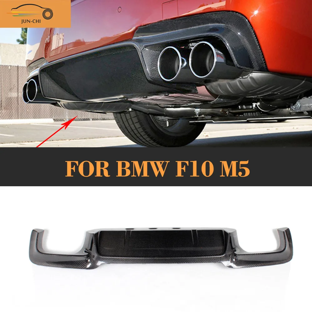 For 5 Series Carbon Fiber Rear Bumper Diffuser Lip Spoiler For BMW F10 M5 Sedan 2012 - 2017 Car Styling
For 5 Series Carbon Fiber Rear Bumper Diffuser Lip Spoiler For BMW F10 M5 Sedan 2012 - 2017 Car Styling