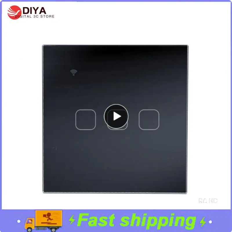 Smart Home Smart Switch Voice Control No Neutral Line Smart Touch Switch Eu Standard Touch Control Wall Button Timing 1/2/3 Gang
Smart Home Smart Switch Voice Control No Neutral Line Smart Touch Switch Eu Standard Touch Control Wall Button Timing 1/2/3 Gang