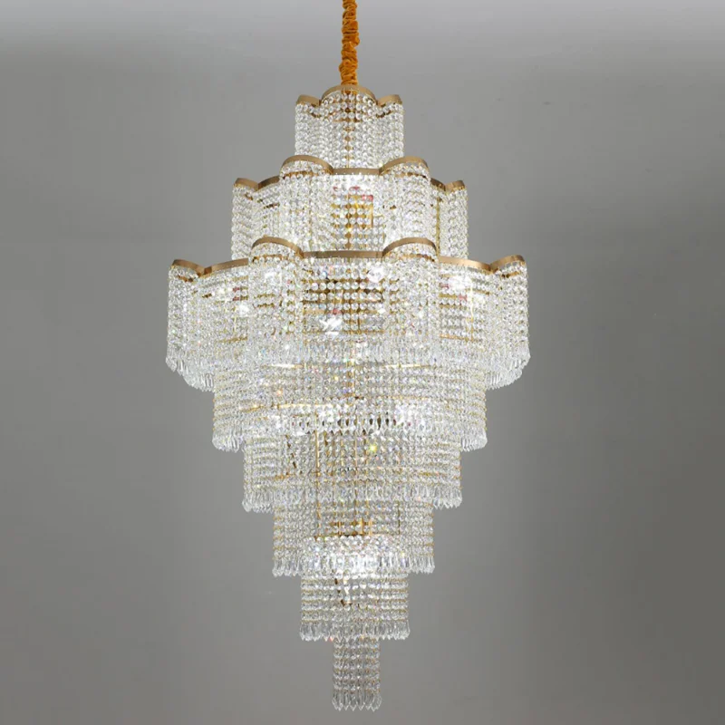 Chandelier Light Lighting Modern Luxury Living Room Decor Staircase Lighting Large Crystal Lamp Villa Hall Loft Cristal Fixtures
Chandelier Light Lighting Modern Luxury Living Room Decor Staircase Lighting Large Crystal Lamp Villa Hall Loft Cristal Fixtures