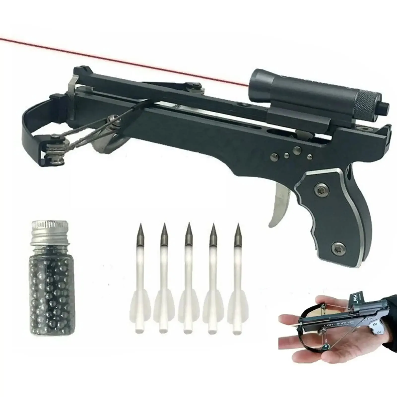 Super Aluminum Alloy Optical Sight Assisted Shooting Fishing Tool Mini Bow Collection Gift Send Steel Ball Arrow
Super Aluminum Alloy Optical Sight Assisted Shooting Fishing Tool Mini Bow Collection Gift Send Steel Ball Arrow