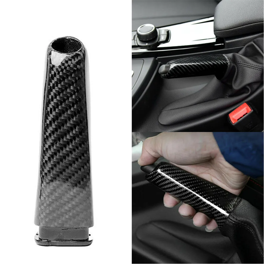 Car Handbrake Cover Carbon Fiber Style Brake Handle Grip FOR BMW E46 E90 E92 F30 F32 F80 Interior Parts Car Accessories
Car Handbrake Cover Carbon Fiber Style Brake Handle Grip FOR BMW E46 E90 E92 F30 F32 F80 Interior Parts Car Accessories