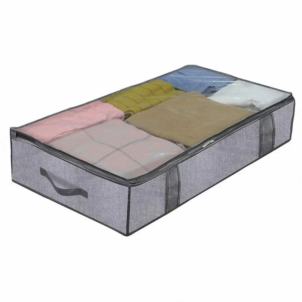 Under Bed Storage Bag Clothes Quilt Blanket Storage Bin Folding Divider Case Nonwoven Sundries Shoes Storage Box Home Organizer
Under Bed Storage Bag Clothes Quilt Blanket Storage Bin Folding Divider Case Nonwoven Sundries Shoes Storage Box Home Organizer