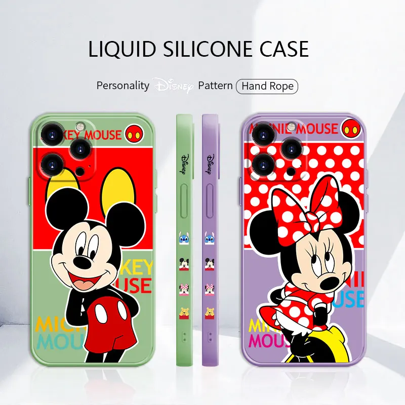 Silicone Edge Design Disney Mickey Minnie Posture Liquid Coque Case for iPhone 11 12 13 Pro Max 7 8 Plus SE XS 8+ X Phone
Silicone Edge Design Disney Mickey Minnie Posture Liquid Coque Case for iPhone 11 12 13 Pro Max 7 8 Plus SE XS 8+ X Phone
